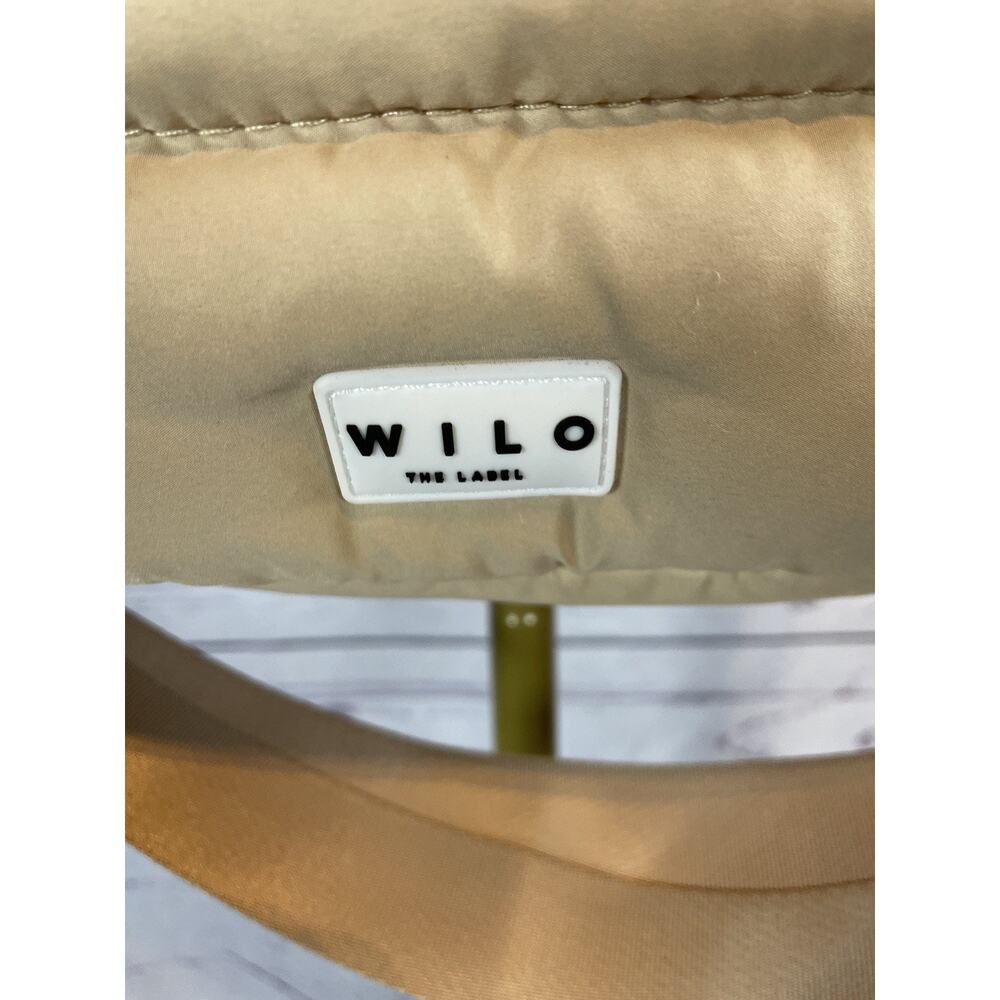 WILO The Label Beige Puffer Tote Bag Quilted Crossbody Shoulder Bag - Picture 3 of 11